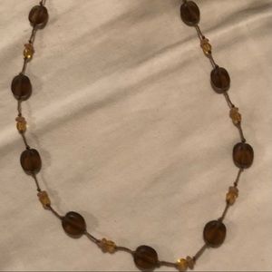 Light Brown and Amber-coloured Choker
